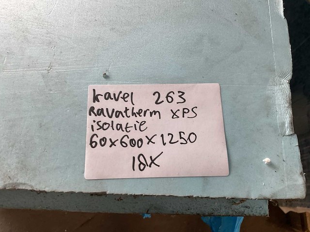 Ravatherm - xps 300 sl - isolatie 60x600x1250 mm (18x) - afbeelding 4 van  4
