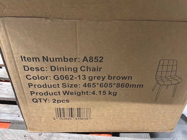 Raven eetkamerstoel (6x) - afbeelding 5 van  16