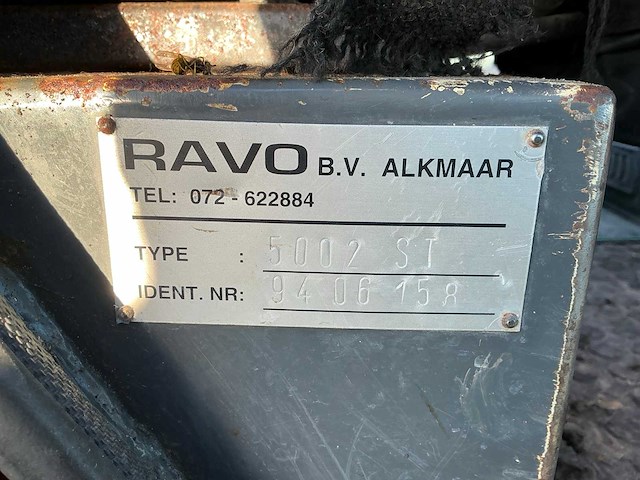 Ravo 5002 st straatveegmachine - afbeelding 33 van  39