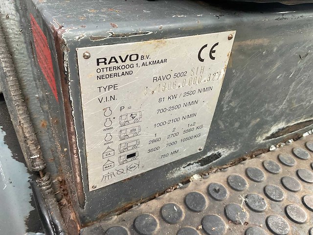 Ravo 5002 zelfrijdende veegmachine - afbeelding 2 van  16