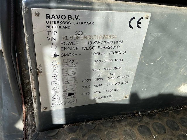 Ravo 530 veegauto - afbeelding 7 van  37