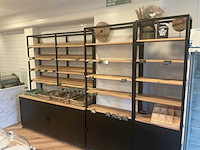 Raw steel&wood brood winkelstelling 4 planken (5x) - afbeelding 2 van  7