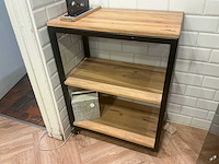 Raw steel&wood brood winkelstelling 4 planken (5x) - afbeelding 4 van  7