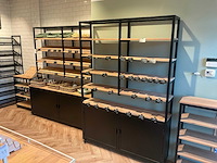 Raw steel&wood brood winkelstelling 4 planken (5x) - afbeelding 1 van  8