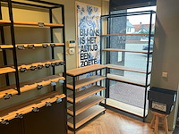 Raw steel&wood brood winkelstelling 4 planken (5x) - afbeelding 3 van  8