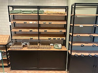 Raw steel&wood brood winkelstelling 4 planken (5x) - afbeelding 4 van  8