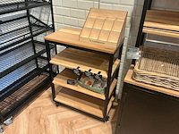 Raw steel&wood brood winkelstelling 4 planken (5x) - afbeelding 5 van  8