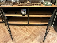 Raw steel&wood brood winkelstelling 4 planken (5x) - afbeelding 8 van  8