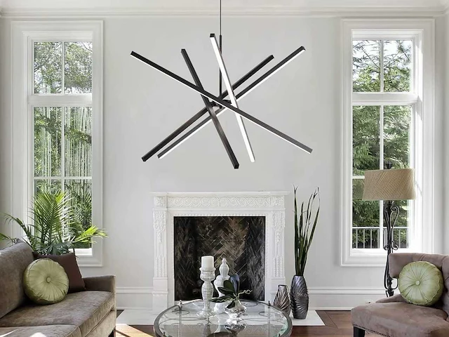 Ray 5.0 suspended design armatuur zwart - afbeelding 1 van  7