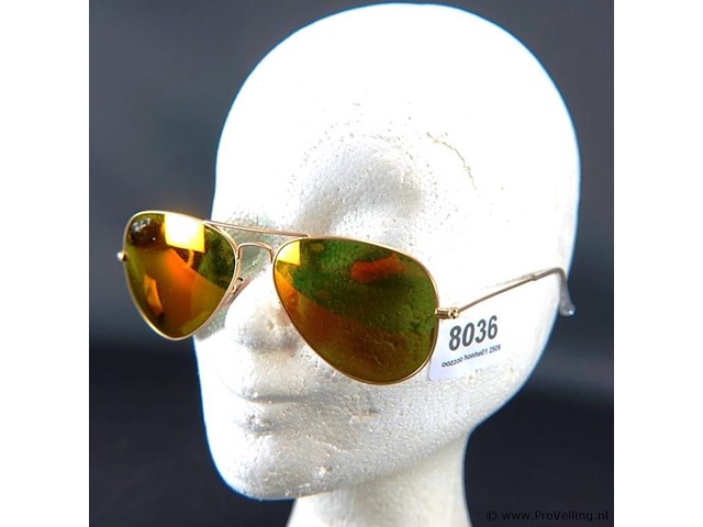 Ray-ban aviator rb3025 112/4d mat gold - afbeelding 1 van  5