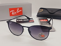 Rayban dames zonnebril erika metal black gradient grey - afbeelding 1 van  6