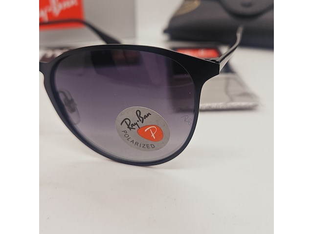 Rayban dames zonnebril erika metal black gradient grey - afbeelding 3 van  6