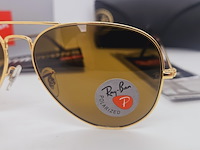 Rayban zonnebril aviator large metal arista brown polarized - afbeelding 3 van  8