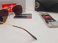 Rayban zonnebril aviator large metal arista brown polarized - afbeelding 6 van  7