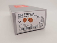 Rayban zonnebril aviator large metal arista brown polarized - afbeelding 7 van  7
