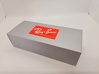 Rayban zonnebril aviator large metal arista gradient blue - afbeelding 8 van  8