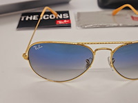 Rayban zonnebril aviator large metal arista gradient blue - afbeelding 3 van  7