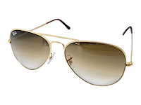 Rayban zonnebril aviator large metal arista gradient brown - afbeelding 1 van  6