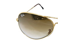 Rayban zonnebril aviator large metal arista gradient brown - afbeelding 4 van  6