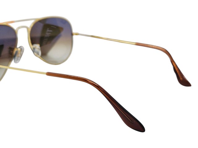 Rayban zonnebril aviator large metal arista gradient brown - afbeelding 5 van  6