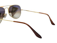 Rayban zonnebril aviator large metal arista gradient brown - afbeelding 5 van  6