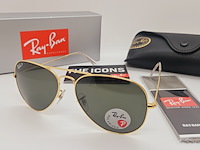 Rayban zonnebril aviator large metal arista green polarized - afbeelding 1 van  8