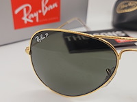 Rayban zonnebril aviator large metal arista green polarized - afbeelding 3 van  8