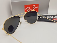 Rayban zonnebril aviator large metal arista green polarized - afbeelding 4 van  8