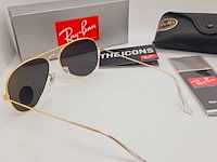 Rayban zonnebril aviator large metal arista green polarized - afbeelding 6 van  8
