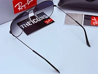 Rayban zonnebril aviator large metal black gradient blue - afbeelding 6 van  8