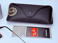 Rayban zonnebril aviator large metal black gradient blue - afbeelding 7 van  8
