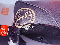 Rayban zonnebril aviator large metal black green polarized - afbeelding 2 van  7