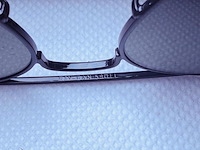 Rayban zonnebril aviator large metal black green polarized - afbeelding 6 van  7
