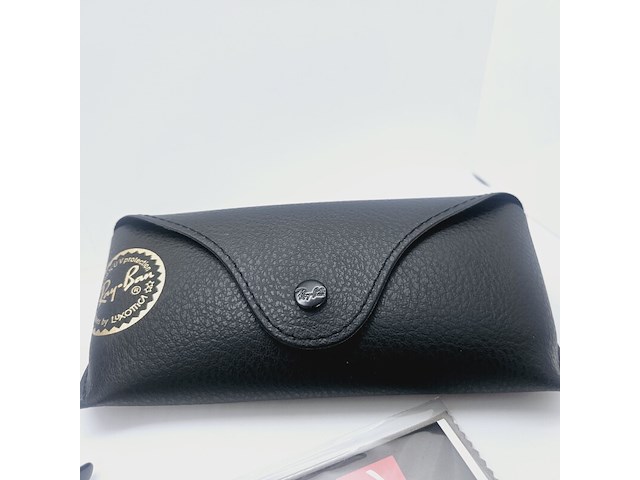 Rayban zonnebril aviator large metal silver green polarized - afbeelding 10 van  11