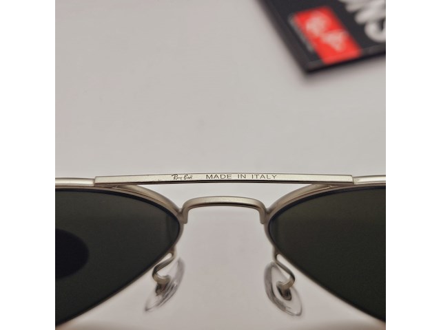 Rayban zonnebril aviator large metal silver mirror silver polarized - afbeelding 5 van  9