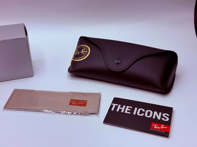 Rayban zonnebril chris black gradient grey - afbeelding 3 van  3