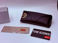 Rayban zonnebril chris black gradient grey - afbeelding 3 van  3