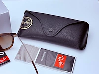 Rayban zonnebril chris tortoise gradient brown - afbeelding 7 van  8