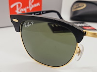Rayban zonnebril clubmaster black green polarized - afbeelding 4 van  10