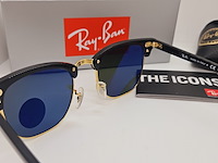 Rayban zonnebril clubmaster black green polarized - afbeelding 6 van  10