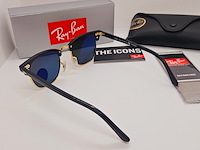 Rayban zonnebril clubmaster black green polarized - afbeelding 5 van  9