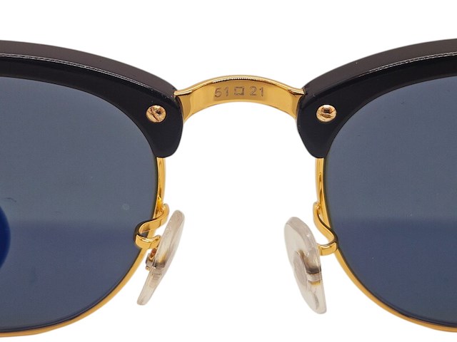 Rayban zonnebril clubmaster black green polarized - afbeelding 4 van  7