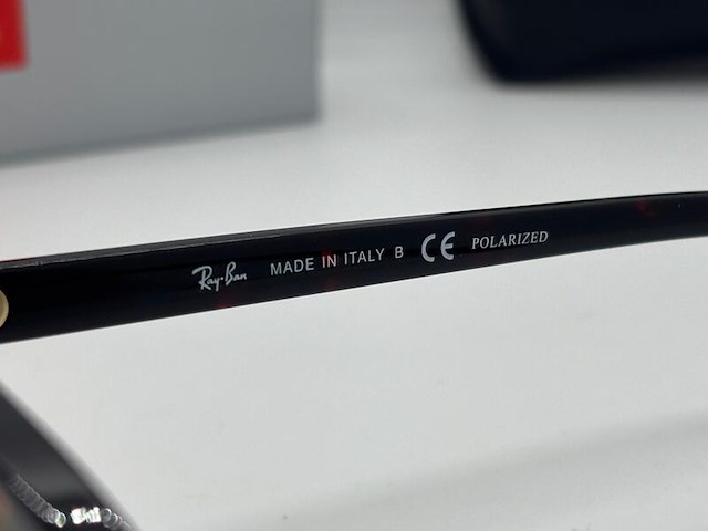 Rayban zonnebril clubmaster tortoise - brown polarized - afbeelding 6 van  7