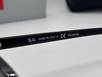 Rayban zonnebril clubmaster tortoise - brown polarized - afbeelding 6 van  7