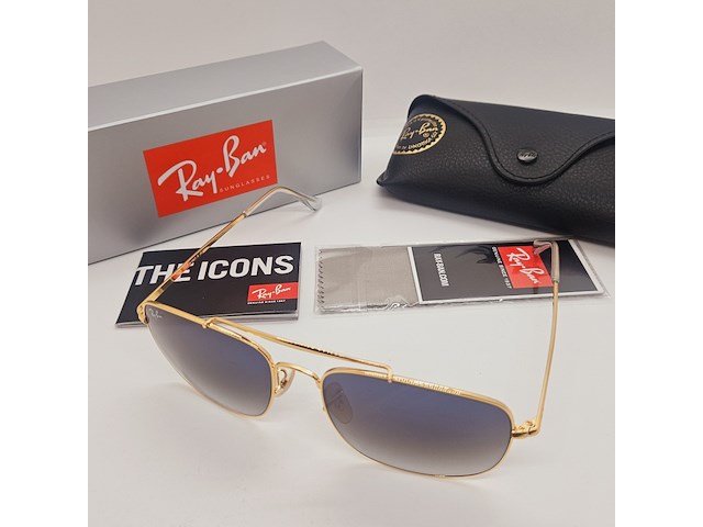 Rayban zonnebril colonel arista gradient blue - afbeelding 6 van  11