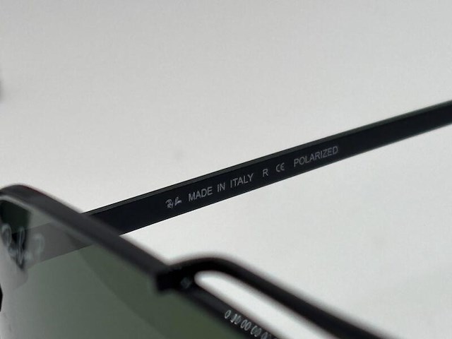Rayban zonnebril colonel black - green polarized - afbeelding 2 van  11