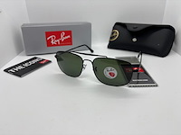 Rayban zonnebril colonel black - green polarized - afbeelding 4 van  11