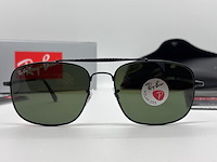 Rayban zonnebril colonel black - green polarized - afbeelding 5 van  11