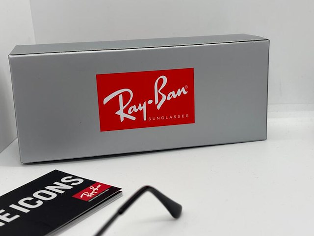 Rayban zonnebril colonel black - green polarized - afbeelding 9 van  11