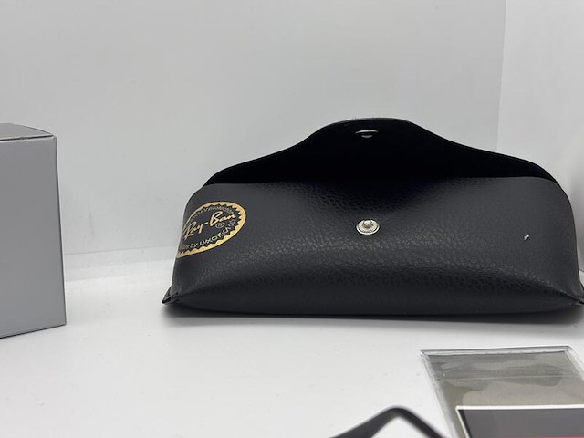 Rayban zonnebril colonel black - green polarized - afbeelding 10 van  11